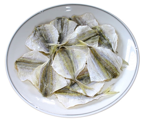 Dried yellow-stripe fish